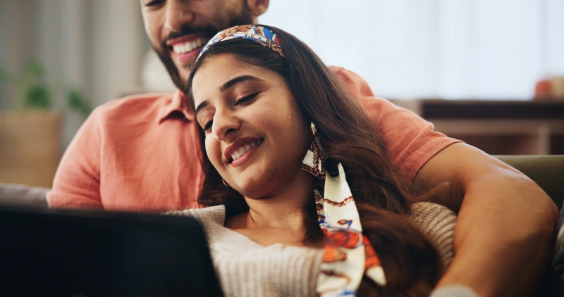 Kerala Traditional Wedding Couple in Kasavu Saree and Mundu